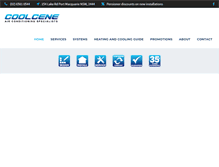 Tablet Screenshot of coolcene.com.au